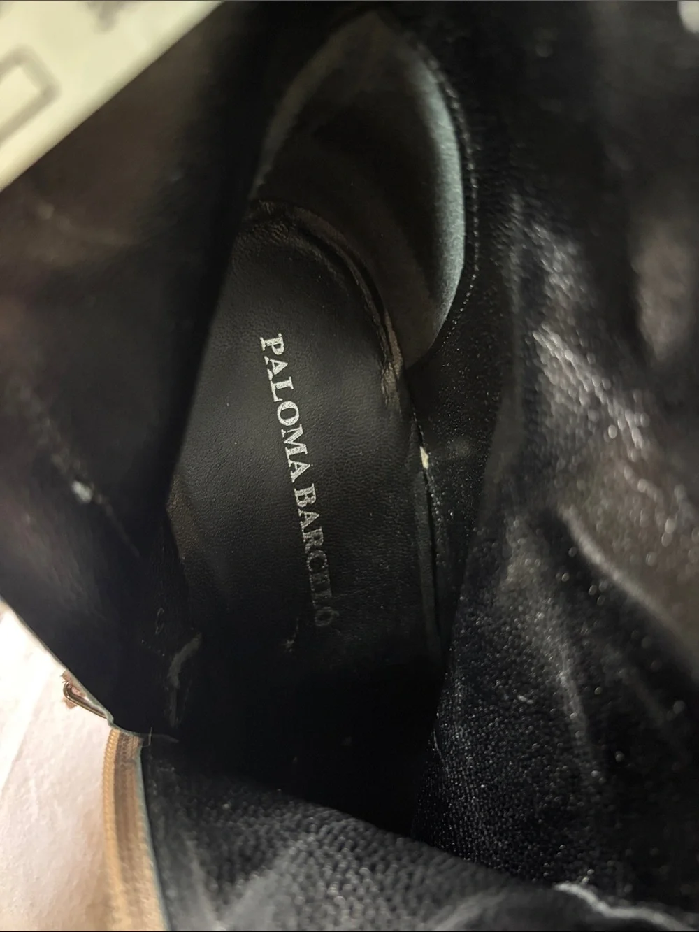 Paloma Barcelo Tan Suede Winter Boots with Faux Fur Cuff
